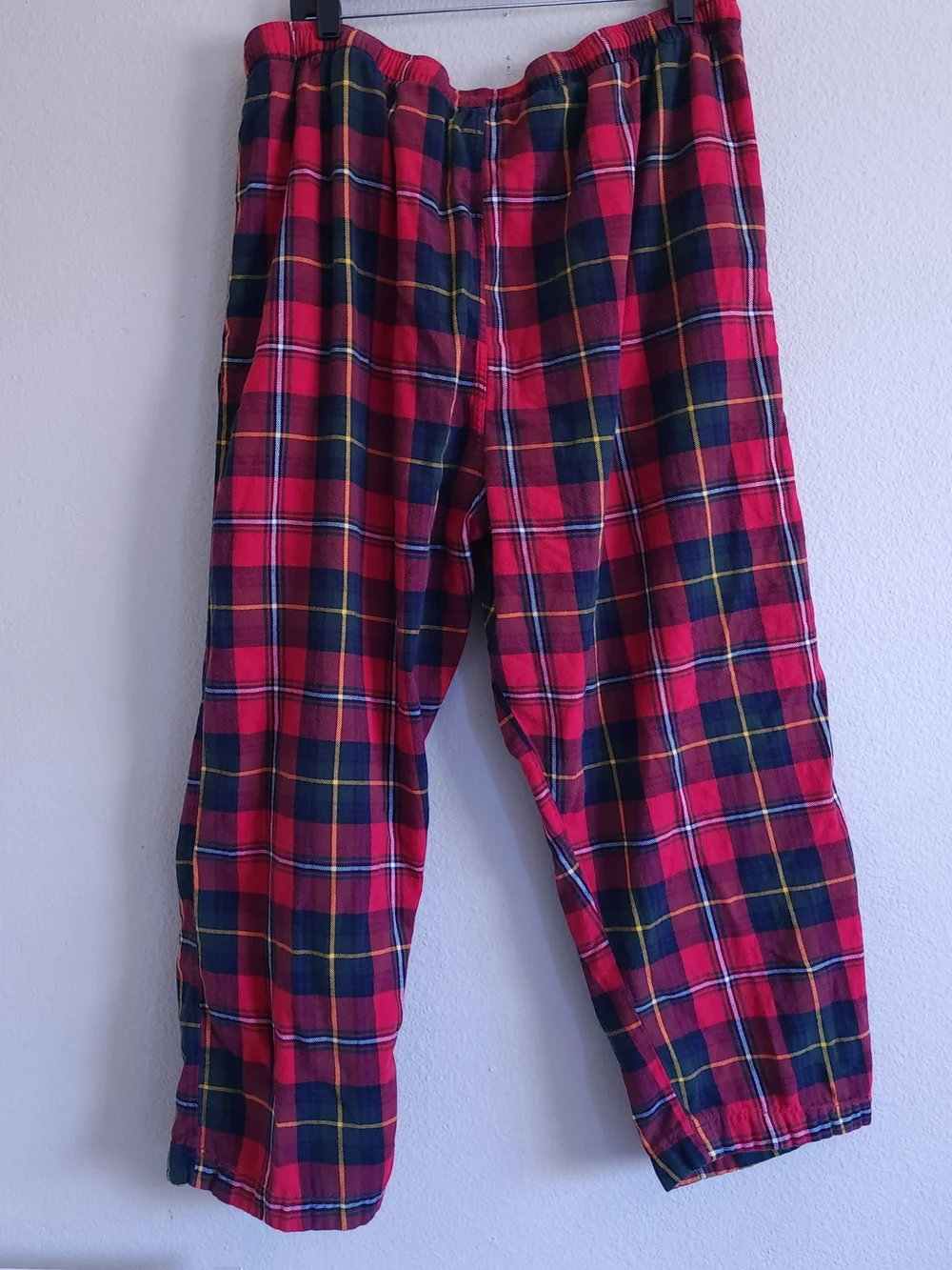 Polo Ralph Lauren Red Plaid Flannel Pajama Pants Sleepwear Plus Size 1X